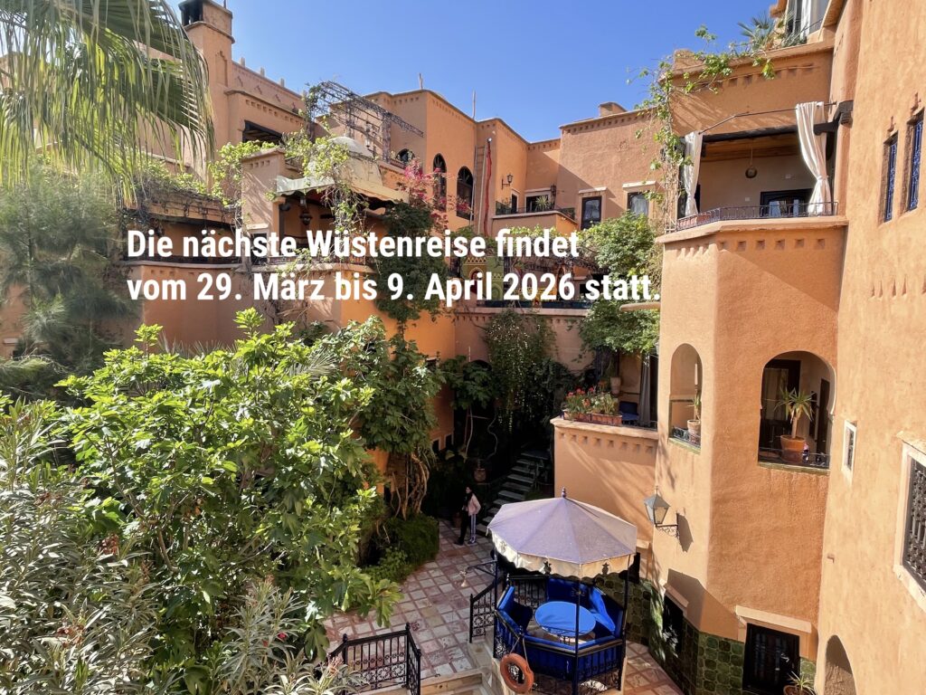 Wüstentourund Wüstenreise in die marokkanische Wüste