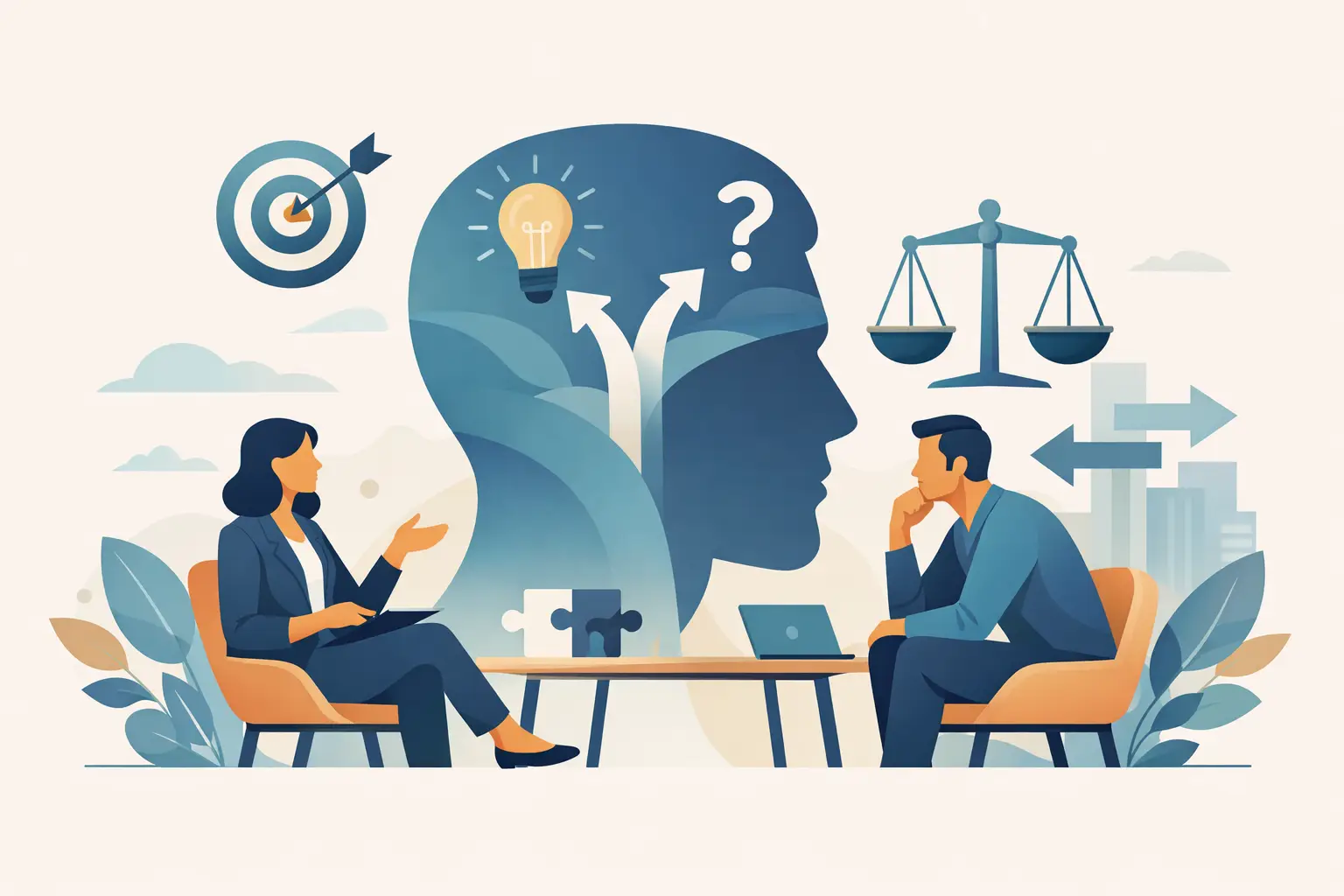 Coaching bei Entscheidungsfindung hilft klar